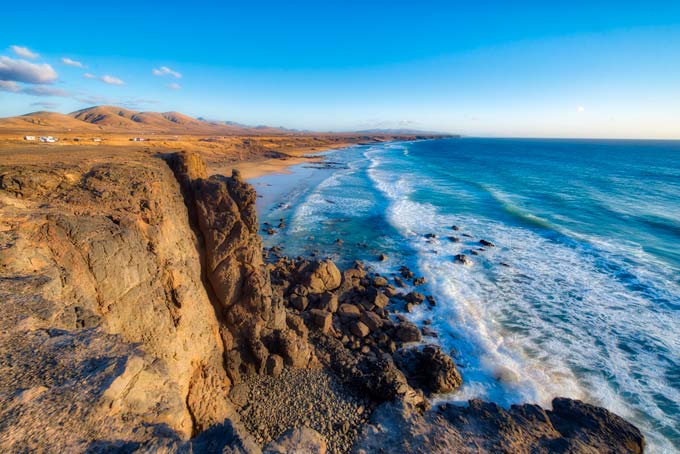 Landscape. Fuertaventura coast panorama