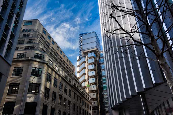 Cityscape. London city financial district