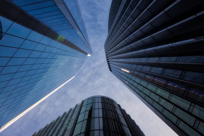 Cityscape. London city skyscrapers