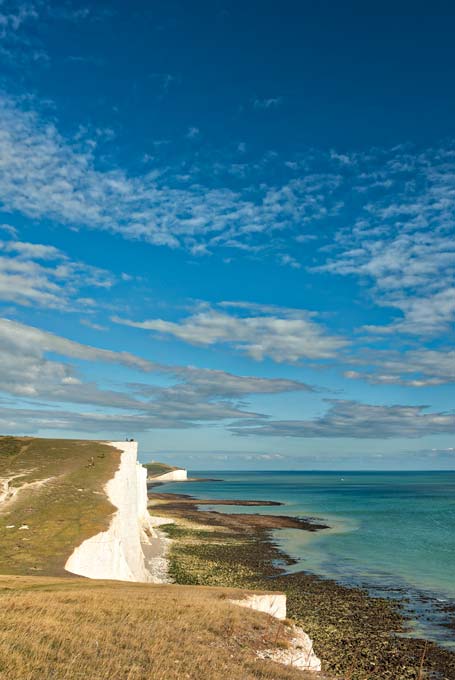 Landscape. Seven Sister cliff, southwest England